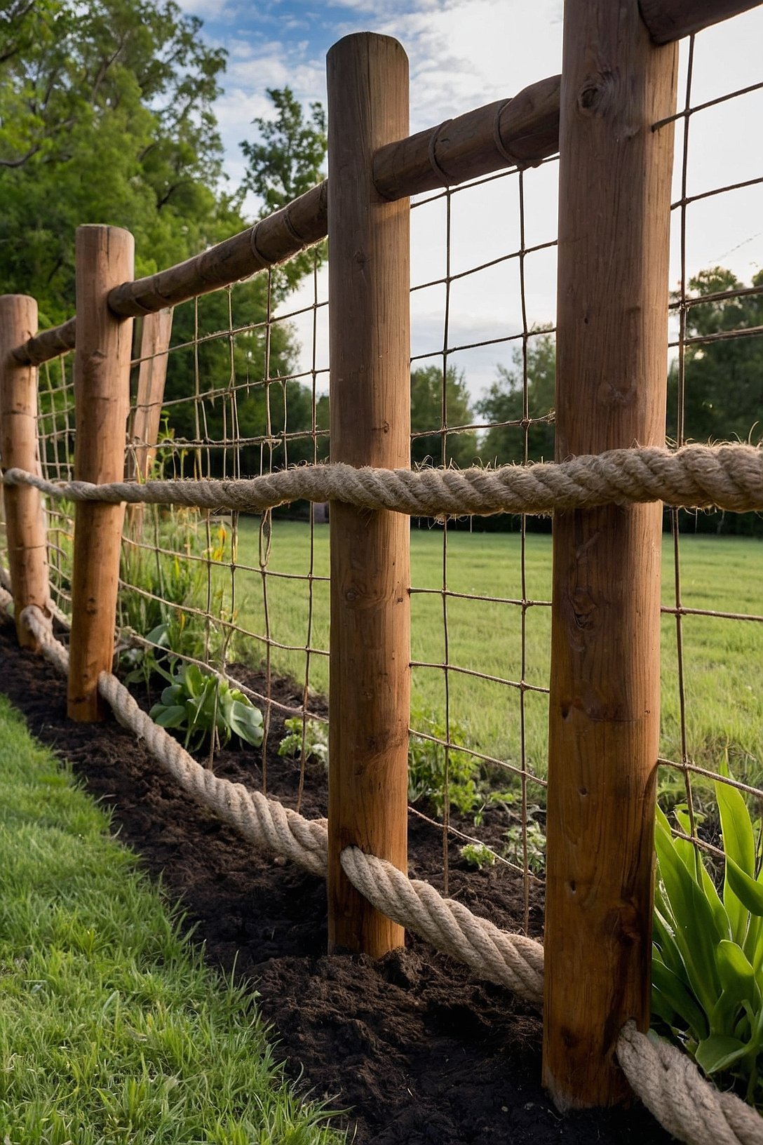 Gard Rope 27 Budget-Friendly Garden Fence Ideas That Don't Sacrifice Style ...