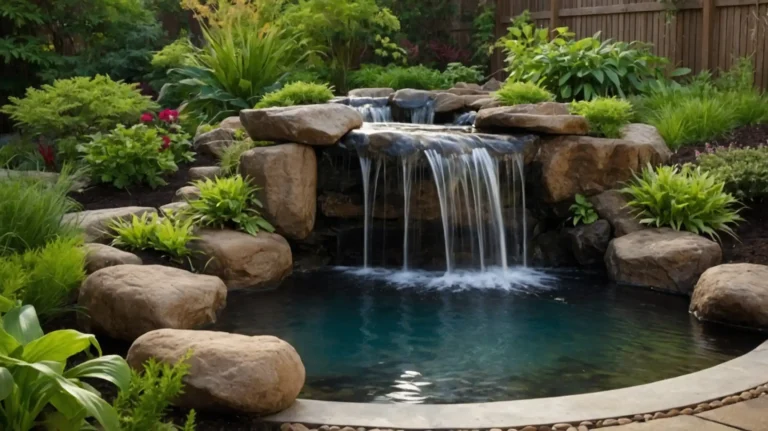 17 Enchanting Small Garden Waterfall Ideas to Transform Your Outdoor Space