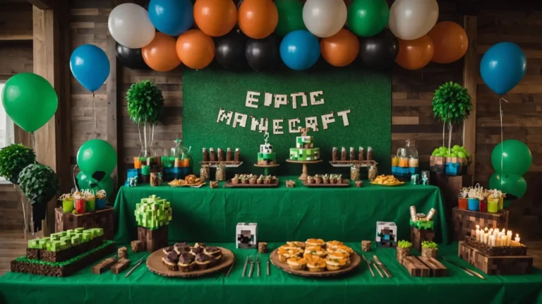 21 Epic Minecraft Party Décor Ideas Your Child Will Absolutely Love