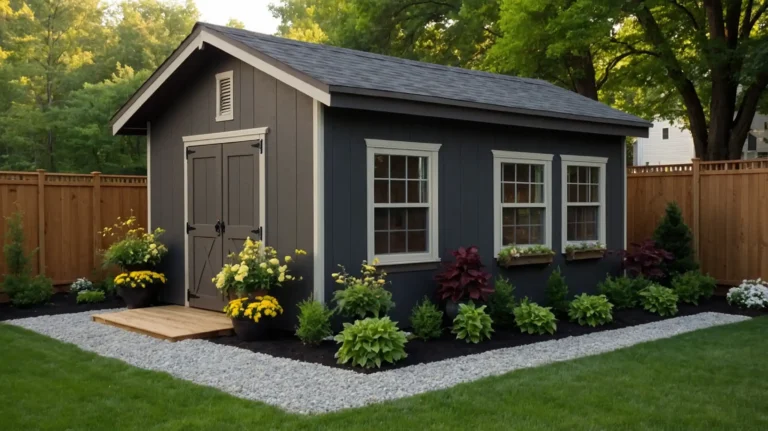 29 Beautiful Shed Landscaping Ideas to Transform Your Backyard Retreat
