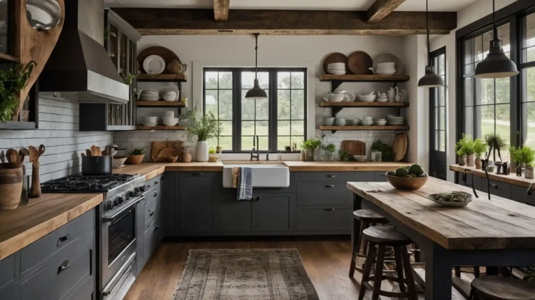33 Stunning Modern Farmhouse Kitchen Ideas That Blend Rustic Charm with Contemporary Style